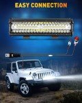 NAOEVO 12" 300W LED Light Bar for Offroad