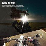 Motorcycle Headlight Toggle Switch - 12V Push Button