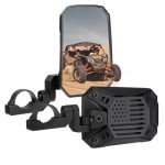 KEMIMOTO 8"x5.3" UTV Side Mirrors - Wide View