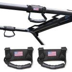 ATV Roll Bar Grab Handles with US Flag, 2 Pack