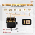 Auxbeam 6 Gang Switch Panel for ATV and UTV