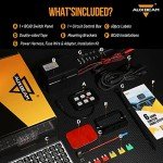 Auxbeam 6 Gang Switch Panel for ATV and UTV