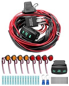 TIKSCIENCE Rocker Switch Turn Signal Kit for ATVs