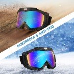 Lievermo 2 Pack Dirt Bike and ATV Goggles