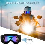 Lievermo 2 Pack Dirt Bike and ATV Goggles