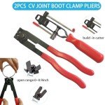 2PCS CV Joint Boot Clamp Pliers & Kit