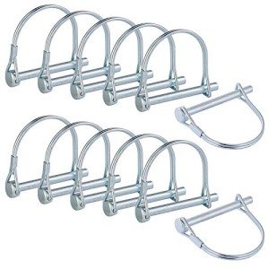 12-Pack Heavy Duty Wire Lock Pins for ATV