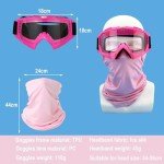 ATV Off-Road Riding Goggles with Neck Gaiter