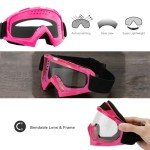 ATV Off-Road Riding Goggles with Neck Gaiter