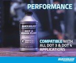 Quicksilver 8M0128415 DOT 4 Brake Fluid 12oz