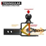 OCTORA 3-in-1 ATV/UTV Trailer Hitch Receiver