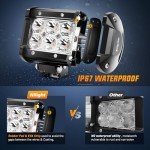 Nilight LED Light Pods - Purple Spot Beam (2PCS)