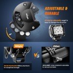 Nilight LED Light Pods - Purple Spot Beam (2PCS)