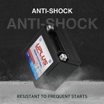 Motorcycle Battery YTX20HL-BS, UPLUS EB20H-3 Snowmobile UTV ATV YTX20L-BS YUAM320BS Maintenance Free Sealed AGM Powersports Compatible with Yamaha Honda Suzuki Harley-Davidson Kawasaki Jet Ski