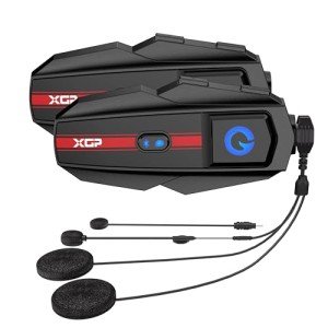 XGP Bluetooth Motorcycle Headset with Music Sharing - 2 Pack