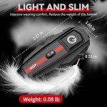 XGP Bluetooth Motorcycle Headset with Music Sharing - 2 Pack