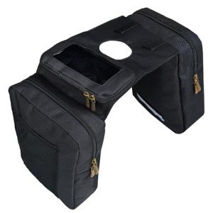 Vanlison Waterproof ATV Tank Saddle Bag - Black