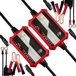 2-Pack FOVAL 12V Automatic Trickle Charger