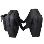 Vanlison Waterproof ATV Tank Saddle Bag - Black