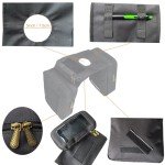 Vanlison Waterproof ATV Tank Saddle Bag - Black