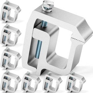 Heavy-Duty Truck Topper Clamps - 8 PCS Set