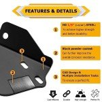 Heavy Duty Winch Mount for Kawasaki Brute Force