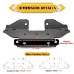 Heavy Duty Winch Mount for Kawasaki Brute Force