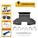 Heavy Duty Winch Mount for Kawasaki Brute Force