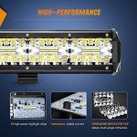 Nilight 20" 420W LED Light Bar & Pods Set