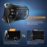 Nilight 20" 420W LED Light Bar & Pods Set