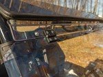 SuperATV Scratch-Resistant Flip Windshield for CFMOTO UForce