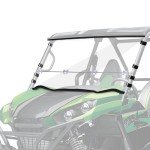 StarknightMT Teryx 800 Scratch-Resistant Flip Windshield