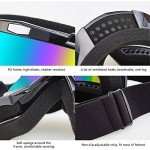 Dmeixs ATV Motocross Goggles with Colorful Lens