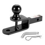Towever 2" ATV Hitch Ball Mount, 2000 lbs Rated