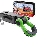 Nilight 2-Inch Shackle Hitch Receiver Towing Kit