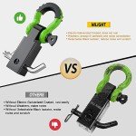 Nilight 2-Inch Shackle Hitch Receiver Towing Kit