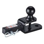 Towever 2" ATV Hitch Ball Mount, 2000 lbs Rated