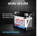 Motorcycle Battery YTX20HL-BS, UPLUS EB20H-3 Snowmobile UTV ATV YTX20L-BS YUAM320BS Maintenance Free Sealed AGM Powersports Compatible with Yamaha Honda Suzuki Harley-Davidson Kawasaki Jet Ski