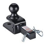 Towever 2" ATV Hitch Ball Mount, 2000 lbs Rated