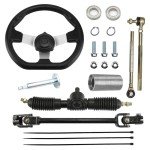 11.8” Steel Steering Wheel Kit for Go Karts
