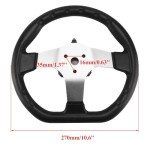 11.8” Steel Steering Wheel Kit for Go Karts