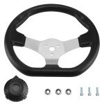 11.8” Steel Steering Wheel Kit for Go Karts