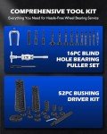 2-in-1 Blind Hole Bearing Puller & Press Kit