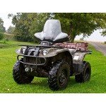 Black Widow ATV Windshield with Hand Guards