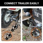 Three-Way Receiver Hitch for ATV/UTV Attachment