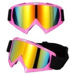 Pink Motorcycle Goggles with Balaclava for Women