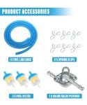 RACOONA Gas Fuel Line Hose Set for ATVs & Bikes