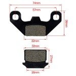 Brake Pads for SSR 50cc-140cc Dirt Bikes