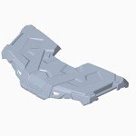 Polaris ATV Front Rack Assembly - Gloss Black