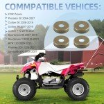 Front Arm Bushing Cap Set for Polaris ATVs